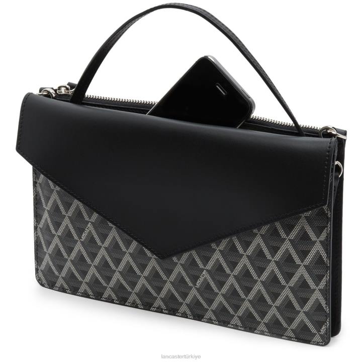 kadınlar debriyaj simgesi kara Lancaster Paris çanta H0LP1177