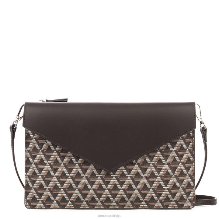 kadınlar debriyaj simgesi kestane rengi Lancaster Paris çanta H0LP1178