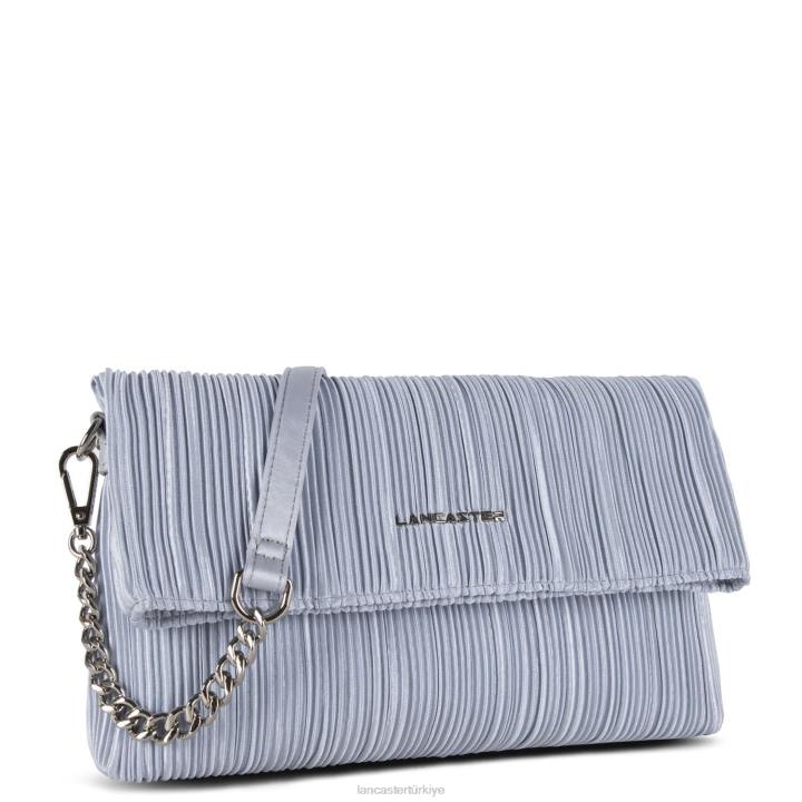 kadınlar debriyaj töreni saten örtü Gris Clair Lancaster Paris çanta H0LP1187