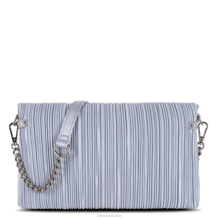 kadınlar debriyaj töreni saten örtü Gris Clair Lancaster Paris çanta H0LP1187