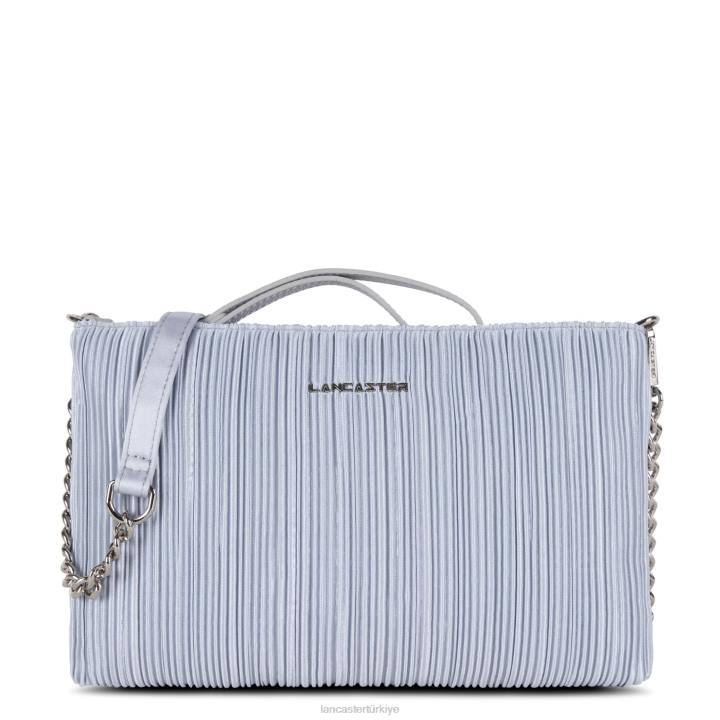 kadınlar debriyaj töreni saten örtü Gris Clair Lancaster Paris çanta H0LP1197