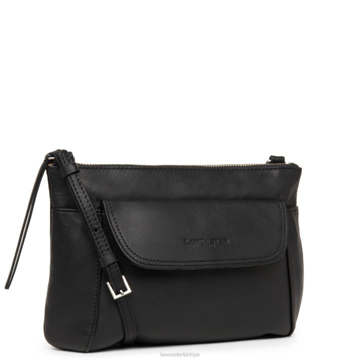kadınlar debriyaj yumuşak vintage nova kara Lancaster Paris çanta H0LP1092