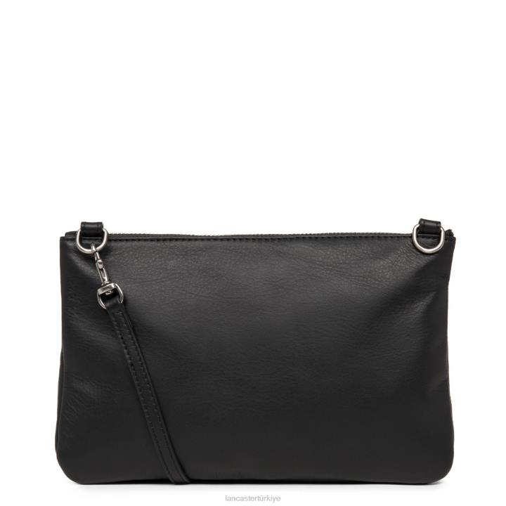 kadınlar debriyaj yumuşak vintage nova kara Lancaster Paris çanta H0LP1092