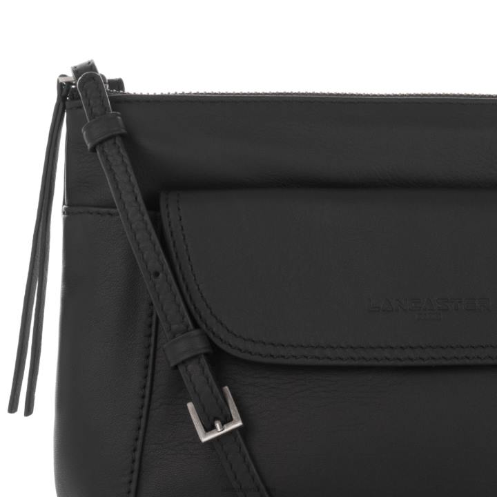 kadınlar debriyaj yumuşak vintage nova kara Lancaster Paris çanta H0LP1092