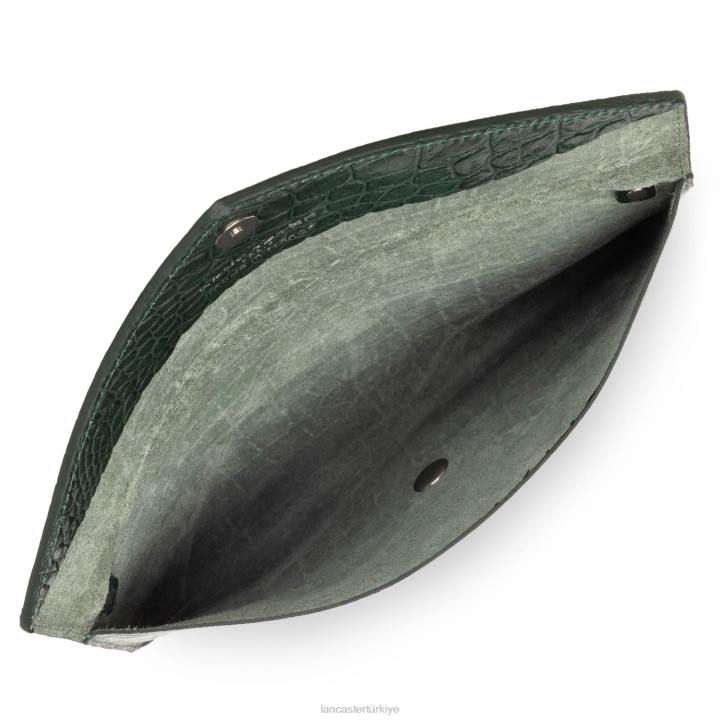 kadınlar egzotik lezard ve timsah fr debriyaj dikey ön plan Lancaster Paris çanta H0LP1257