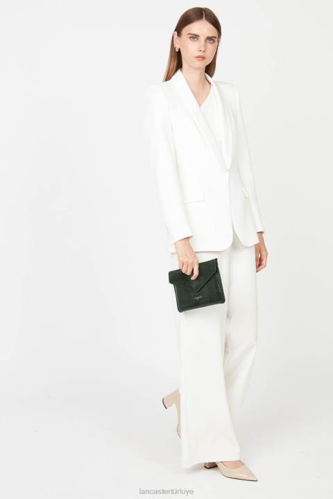 kadınlar egzotik lezard ve timsah fr debriyaj dikey ön plan Lancaster Paris çanta H0LP1257