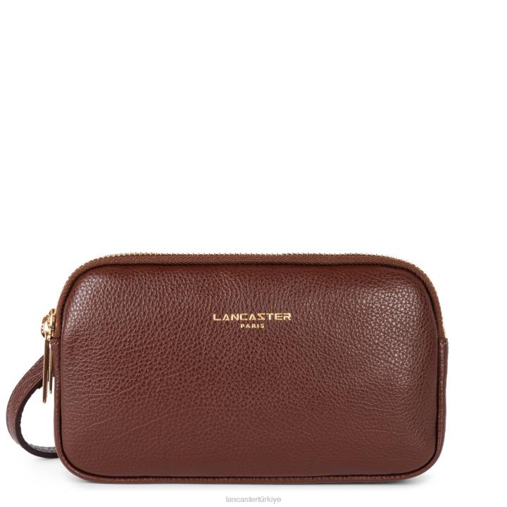 kadınlar çift ​​kavramalı kumul chataigne Lancaster Paris çanta H0LP1264