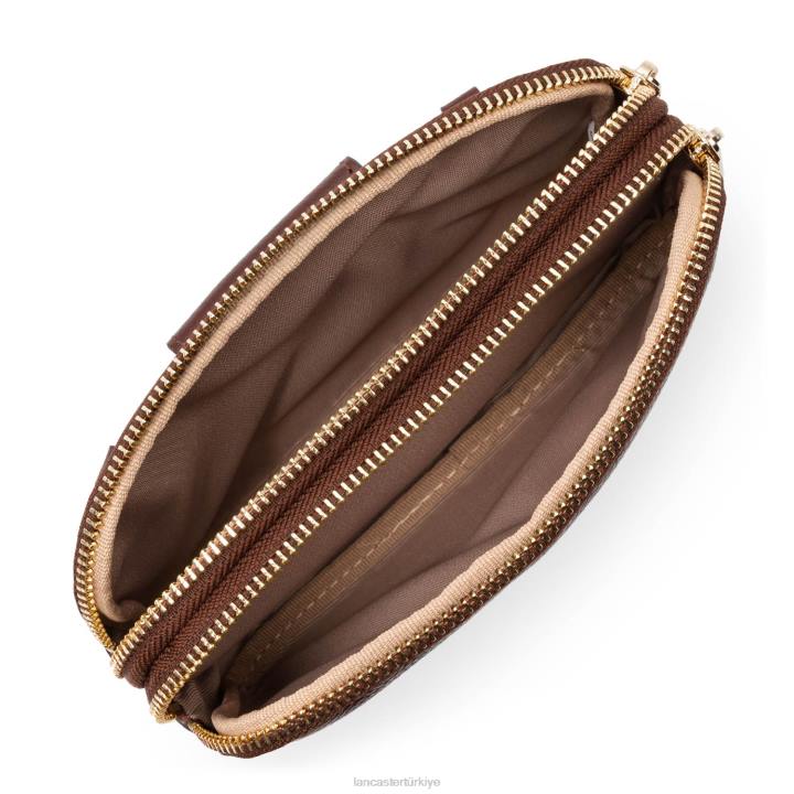 kadınlar çift ​​kavramalı kumul chataigne Lancaster Paris çanta H0LP1264