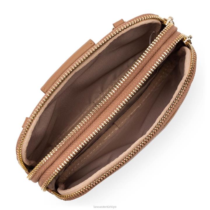 kadınlar çift ​​kavramalı kumul deve Lancaster Paris çanta H0LP1267