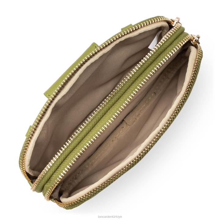 kadınlar çift ​​kavramalı kumul zeytin Lancaster Paris çanta H0LP1269