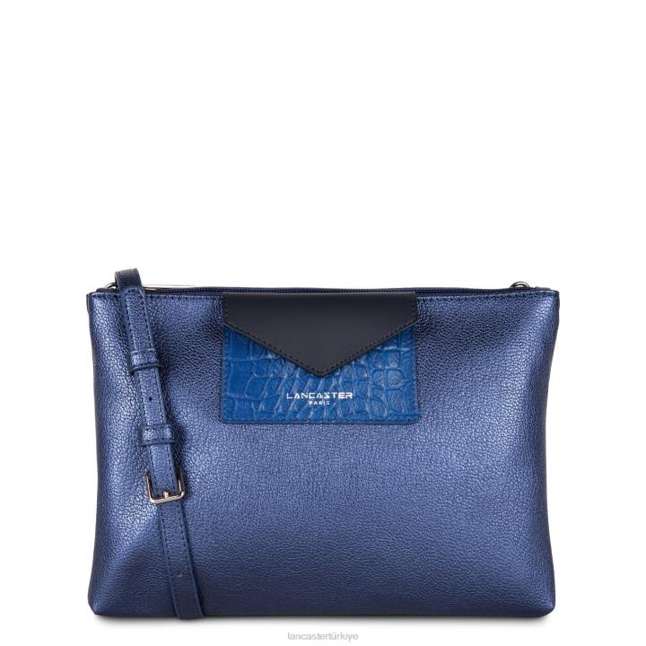 kadınlar çift ​​kavramalı maya yeni saphir-bleu roi-bleu fonce Lancaster Paris çanta H0LP667
