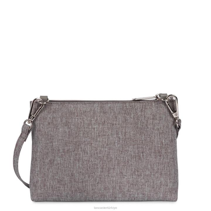 kadınlar küçük debriyaj akıllı kba Gris Lancaster Paris çanta H0LP623