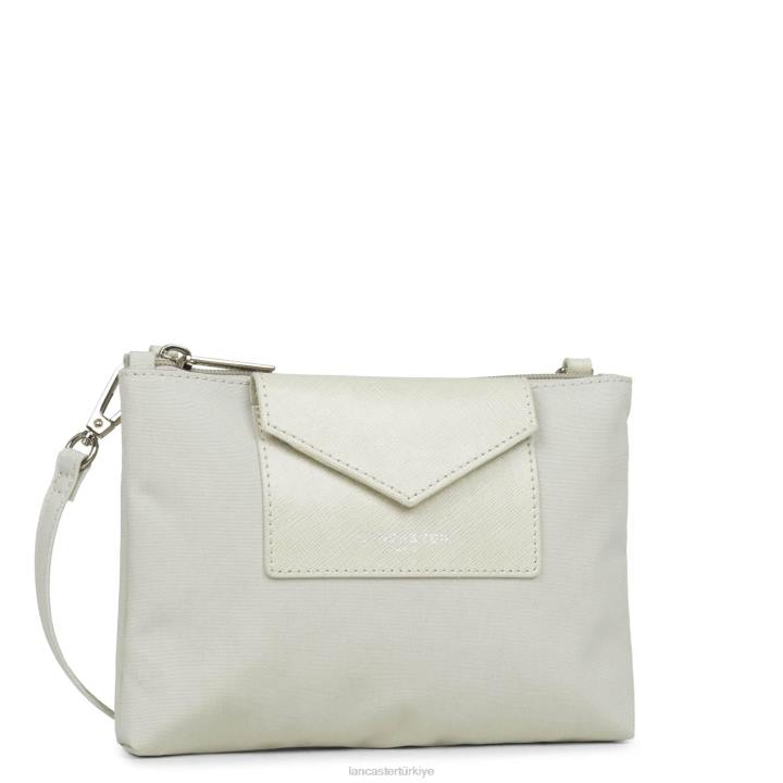 kadınlar küçük debriyaj akıllı kba ekru Lancaster Paris çanta H0LP616