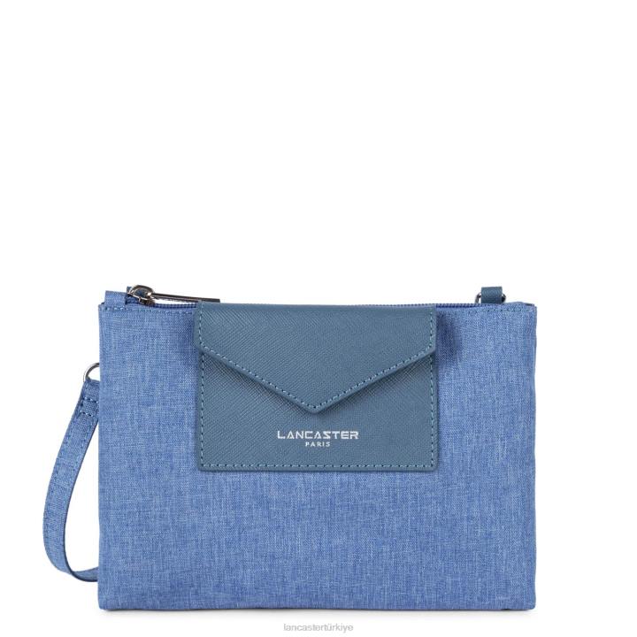 kadınlar küçük debriyaj akıllı kba mavi taş Lancaster Paris çanta H0LP622