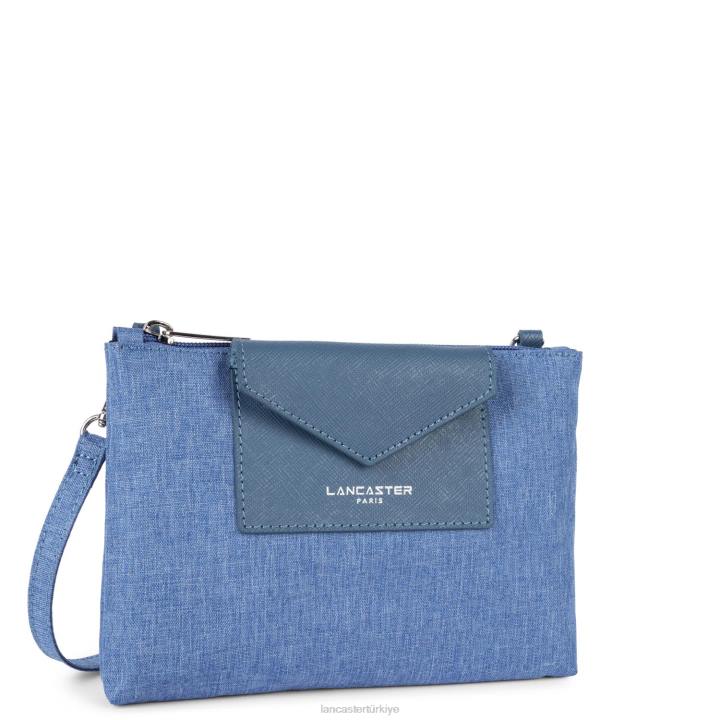 kadınlar küçük debriyaj akıllı kba mavi taş Lancaster Paris çanta H0LP622