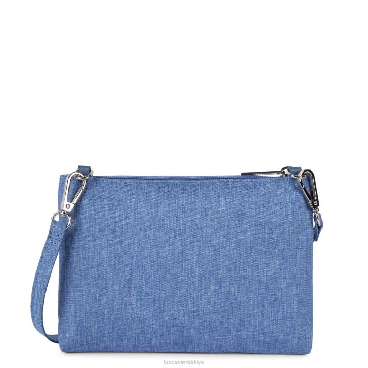 kadınlar küçük debriyaj akıllı kba mavi taş Lancaster Paris çanta H0LP622