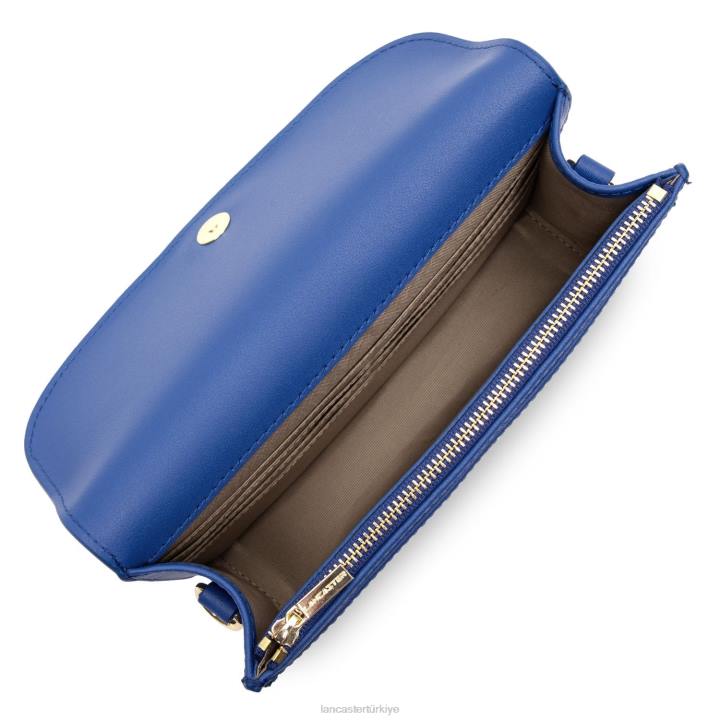 kadınlar küçük debriyaj şehir felsefesi bleu roi Lancaster Paris çanta H0LP1070