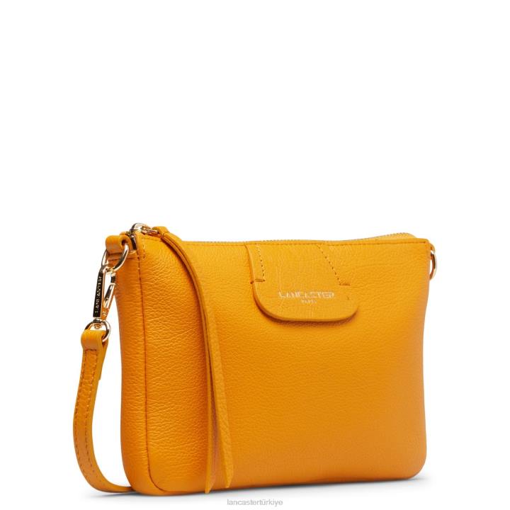 kadınlar küçük debriyaj kumul Safran Lancaster Paris çanta H0LP932