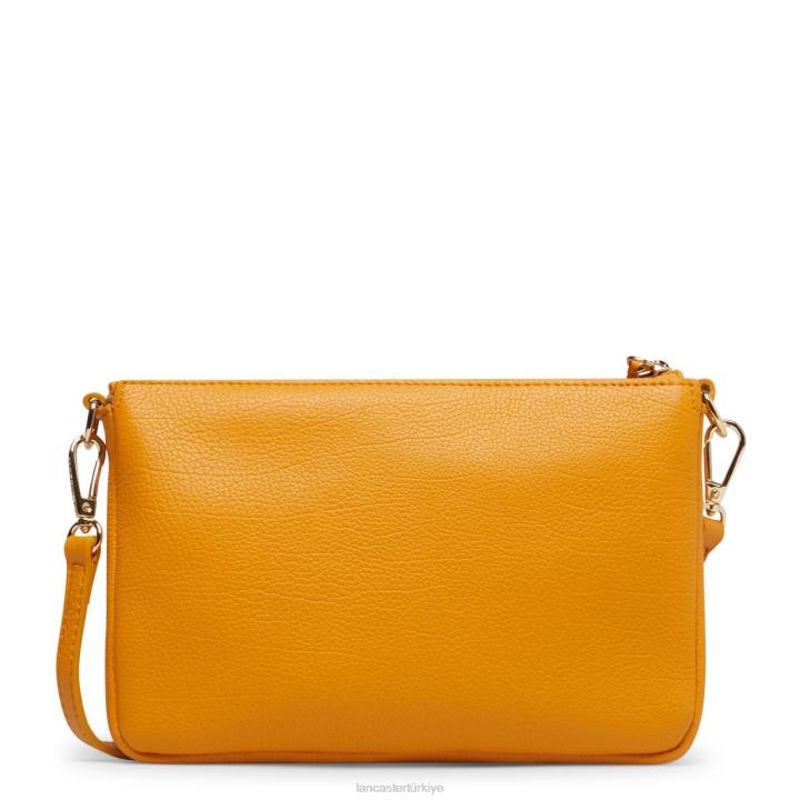 kadınlar küçük debriyaj kumul Safran Lancaster Paris çanta H0LP932