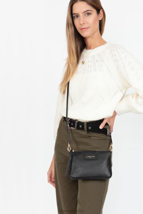 kadınlar küçük debriyaj kumul kara Lancaster Paris çanta H0LP926