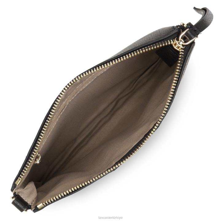 kadınlar küçük debriyaj kumul kara Lancaster Paris çanta H0LP926