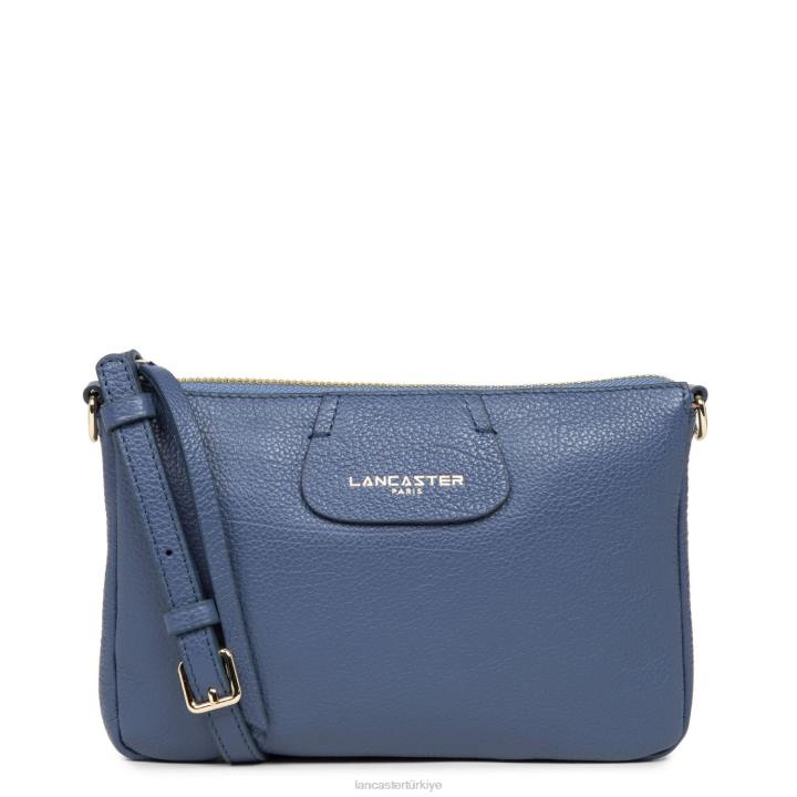 kadınlar küçük debriyaj kumul mavi kot Lancaster Paris çanta H0LP928