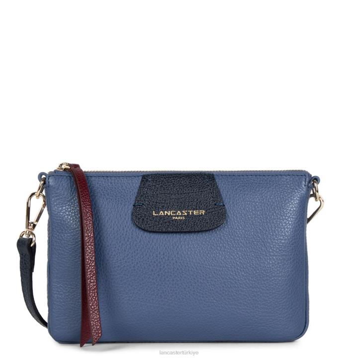 kadınlar küçük debriyaj kumul mavi çoklu Lancaster Paris çanta H0LP935