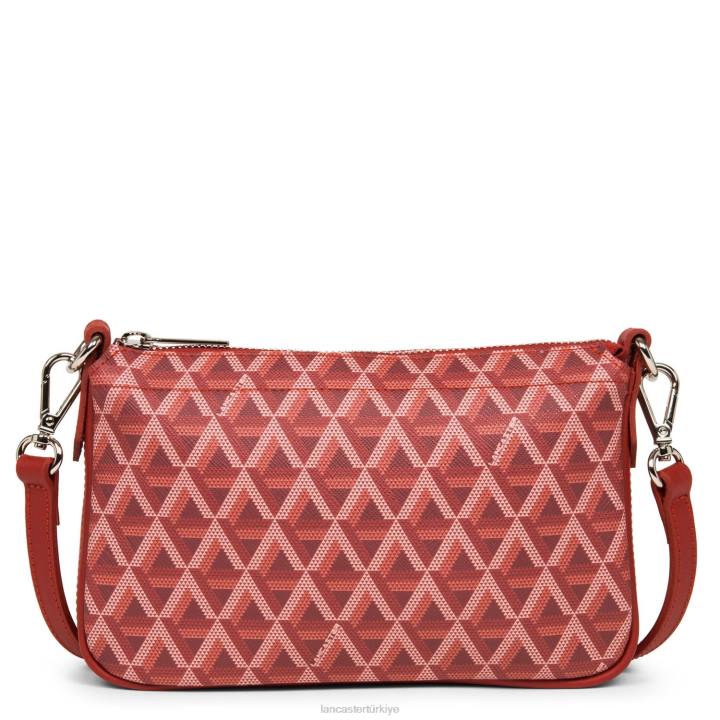 kadınlar küçük debriyaj simgesi kırmızı Lancaster Paris çanta H0LP1086