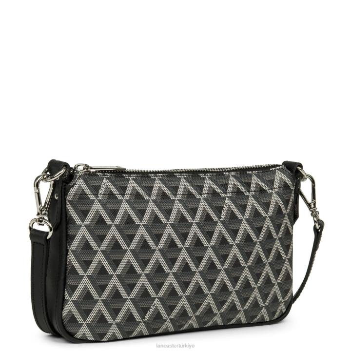 kadınlar küçük debriyaj simgesi kara Lancaster Paris çanta H0LP1084