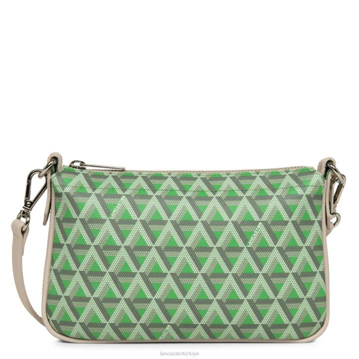 kadınlar küçük debriyaj simgesi vert kır beji Lancaster Paris çanta H0LP1087