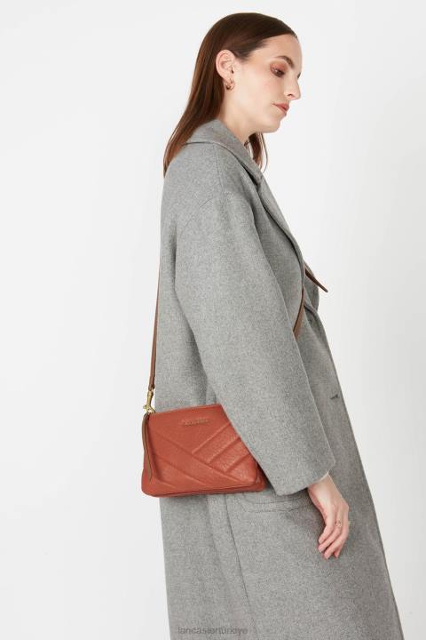 kadınlar küçük debriyaj vahşi matelas koril Lancaster Paris çanta H0LP1228