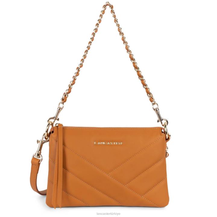 kadınlar küçük debriyaj yumuşak matelasse altın Lancaster Paris çanta H0LP1028