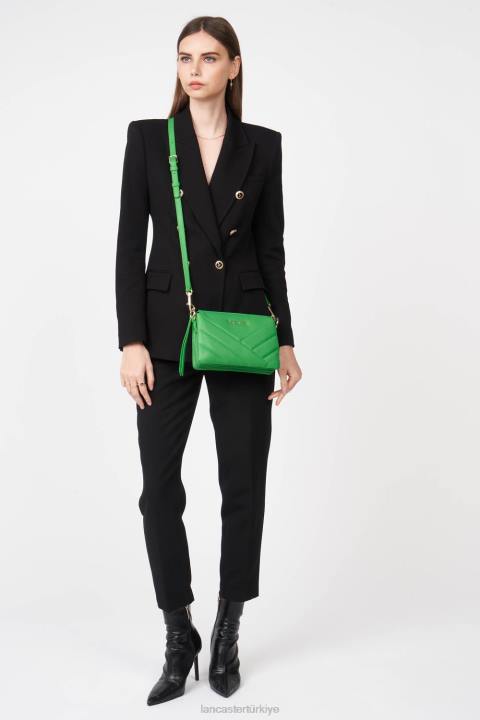 kadınlar küçük debriyaj yumuşak matelasse dikey ekolo Lancaster Paris çanta H0LP1015