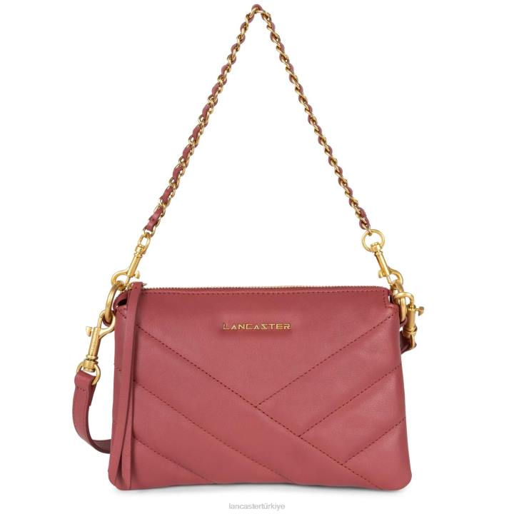 kadınlar küçük debriyaj yumuşak matelasse framboise Lancaster Paris çanta H0LP1026