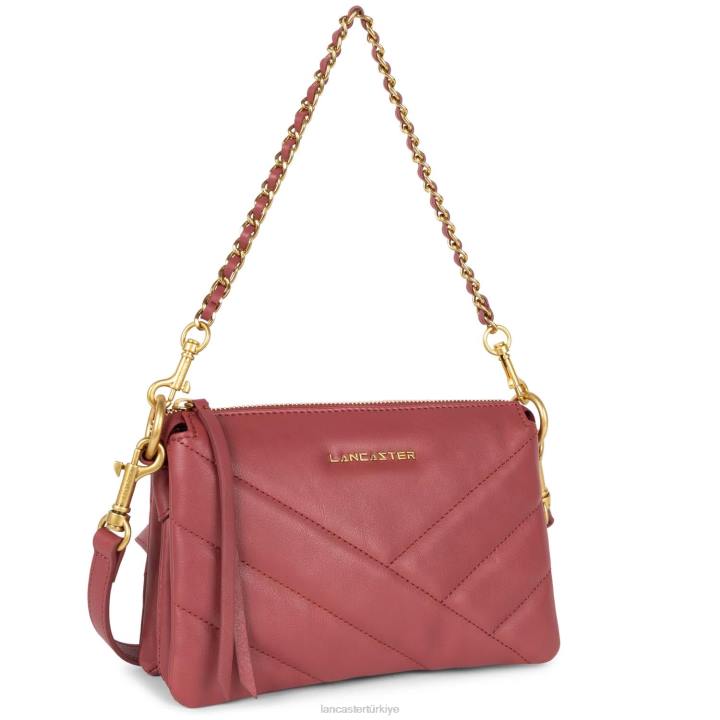 kadınlar küçük debriyaj yumuşak matelasse framboise Lancaster Paris çanta H0LP1026