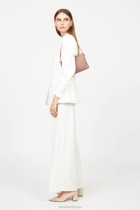 kadınlar küçük debriyaj yumuşak matelasse gül antika Lancaster Paris çanta H0LP1019