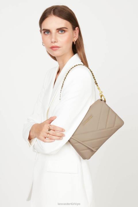 kadınlar küçük debriyaj yumuşak matelasse galet Lancaster Paris çanta H0LP1018