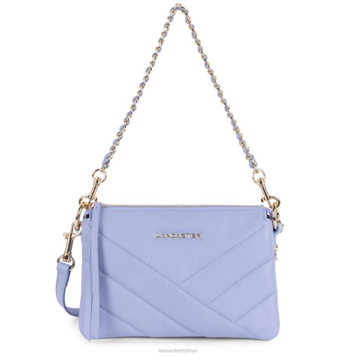 kadınlar küçük debriyaj yumuşak matelasse lavanta Lancaster Paris çanta H0LP1029