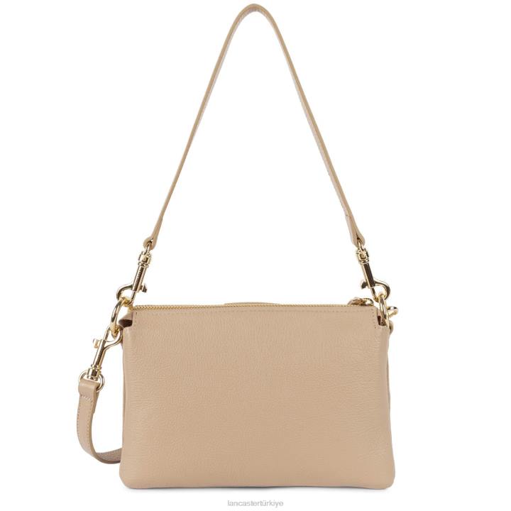 kadınlar m debriyaj dune yeni bej fonce Lancaster Paris çanta H0LP976