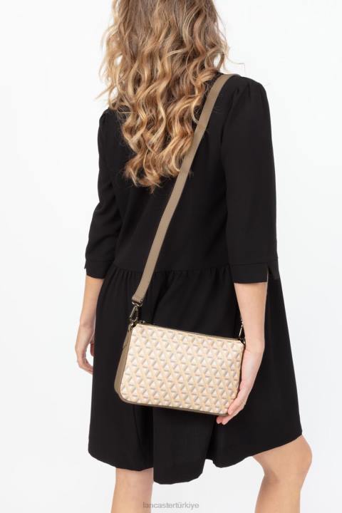 kadınlar m debriyaj simgesi bej Lancaster Paris çanta H0LP1113