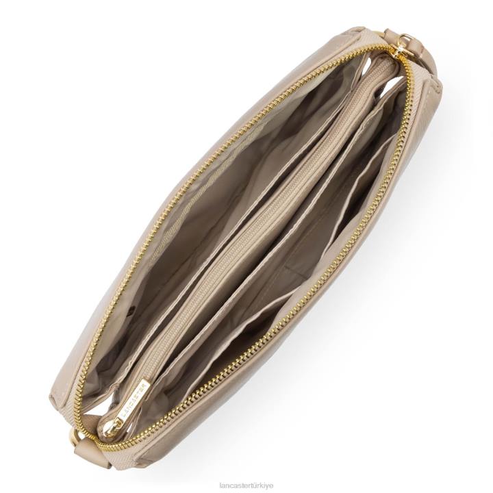 kadınlar m debriyaj yumuşak matelasse bej Lancaster Paris çanta H0LP1238