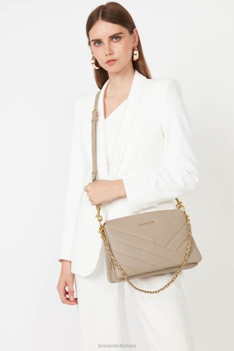 kadınlar m debriyaj yumuşak matelasse galet Lancaster Paris çanta H0LP1232