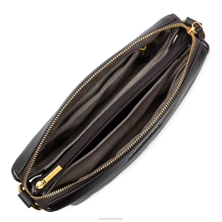 kadınlar m debriyaj yumuşak matelasse kestane rengi Lancaster Paris çanta H0LP1240