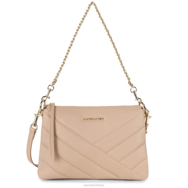 kadınlar m debriyaj yumuşak matelasse pudra Lancaster Paris çanta H0LP1234