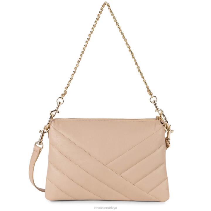 kadınlar m debriyaj yumuşak matelasse pudra Lancaster Paris çanta H0LP1234