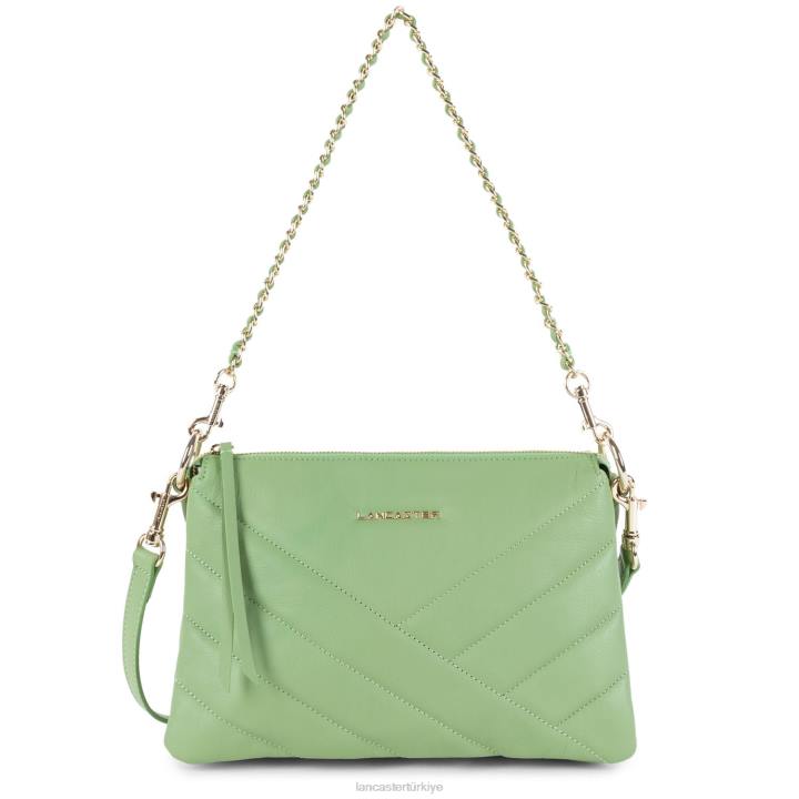 kadınlar m debriyaj yumuşak matelasse yeşim Lancaster Paris çanta H0LP1237
