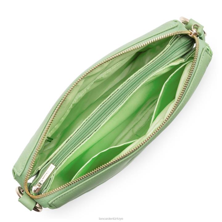 kadınlar m debriyaj yumuşak matelasse yeşim Lancaster Paris çanta H0LP1237
