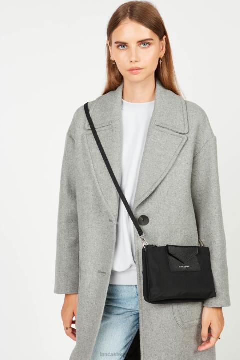 kadınlar m çift kavramalı akıllı kba kara Lancaster Paris çanta H0LP3930