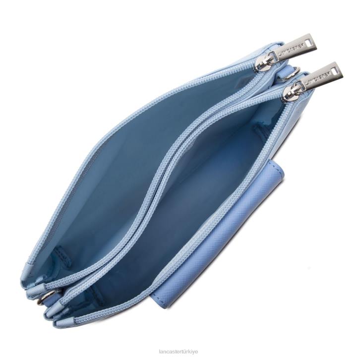 kadınlar m çift kavramalı akıllı kba mavi ciel Lancaster Paris çanta H0LP3923