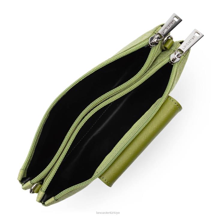 kadınlar m çift kavramalı akıllı kba zeytin Lancaster Paris çanta H0LP3948